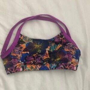 Zumba Fitness Purple Sports Bra